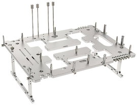 Streacom Benchtable Ház Ezüst