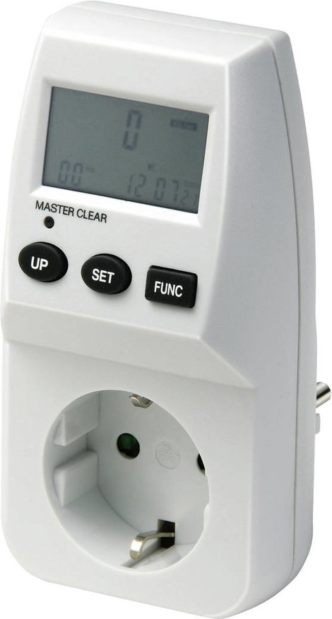 Fogyasztásmérő EM 231 LCD 0 – 9999.9 kWh