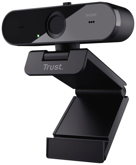 Trust TW-250 QHD Webkamera 2560 x 1440 Pixel Talp, Csíptetős tartó 4. kép