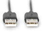 USB kábel 1x USB 2.0 dugó A - 1x USB 2.0 dugó A 1 m, szürke 2. bélyegkép