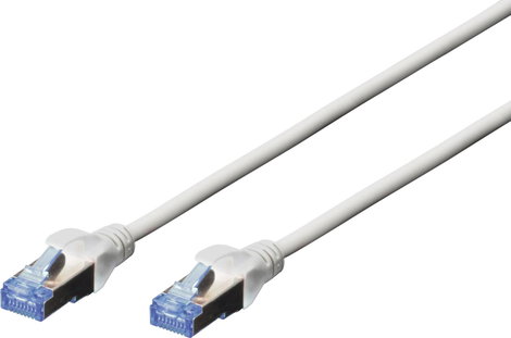 RJ45 Hálózat csatlakozókábel CAT 5e SF/UTP 1x RJ45 dugó - 1x RJ45 dugó 5 m Szürke UL minősített