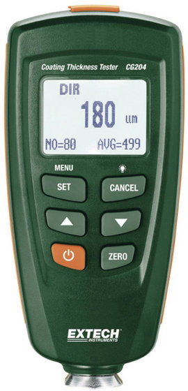 Rétegvastagság mérő, lakk- és festék vastagságmérő, Extech CG204