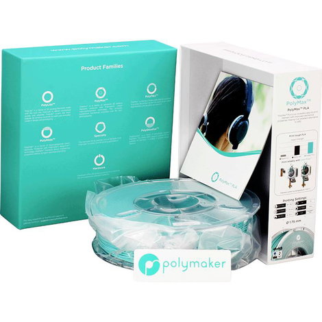 Polymaker PA06010 PolyMAX Tough 3D nyomtatószál PLA műanyag nagy merevség, nagy szakítószilárdság, ü 4. kép