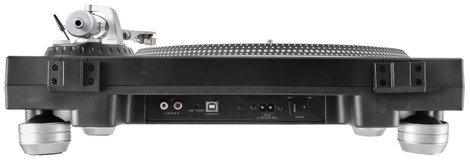 Renkforce RF-TURBD-010 USB-s lemezjátszó Ékszíjhajtás Fekete 4. kép