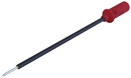 Mérőhegy, mérőtüske SMD alkatrészek vizsgálatára alkalmas mérőtű 0.64 mm, piros Hirschmann SKS Micro