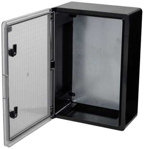 Boxexpert BXPPABSBT350500190-F01 Installációs műszerdobozok 190 x 350 x 500 ABS műanyag Fekete 1 db 3. kép