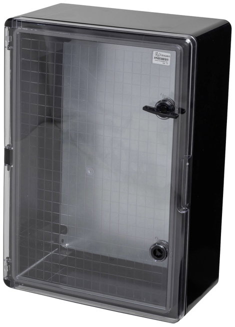 Boxexpert BXPPABSBT350500190-F01 Installációs műszerdobozok 190 x 350 x 500 ABS műanyag Fekete 1 db 4. kép