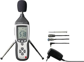 USB-s zajszintmérő és adatgyűjtő szoftverrel 31.5 - 8 kHz 30 - 130 dB, Voltcraft SL-451