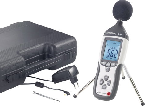 USB-s zajszintmérő és adatgyűjtő szoftverrel 31.5 - 8 kHz 30 - 130 dB, Voltcraft SL-451 2. kép