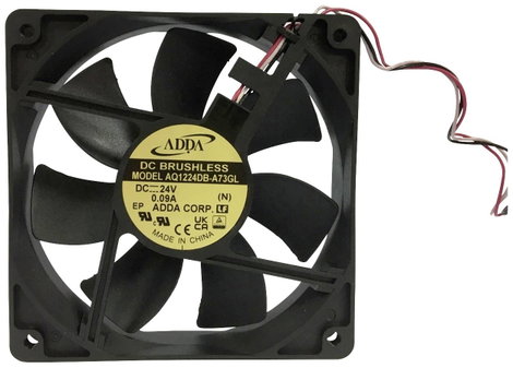 ADDA AQ1224DB-A73GL(N) Axiális ventilátor 24 V/DC (H x Sz x Ma) 120 x 120 x 25 mm