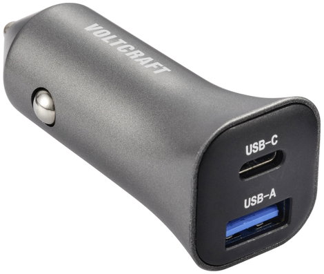 VOLTCRAFT CPS-38W/ 2 VC-RA381 USB-s töltőkészülék 38 W Személygépkocsi Kimeneti áram (max.) 3 A Kime 2. kép
