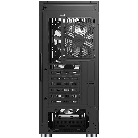 MONTECH X3 Glass Midi torony Gaming doboz Fekete 6. kép