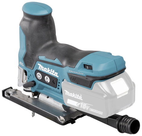 Makita Akkus asztali fűrész DJV185Z akku nélkül 18 V 3. kép