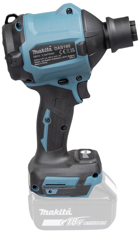 Makita DAS180Z Akkus levegőfújó Légáramoltatás 1.1 m³/perc Légsebesség 200 m/s Lítiumion 18 V akku n 10. kép