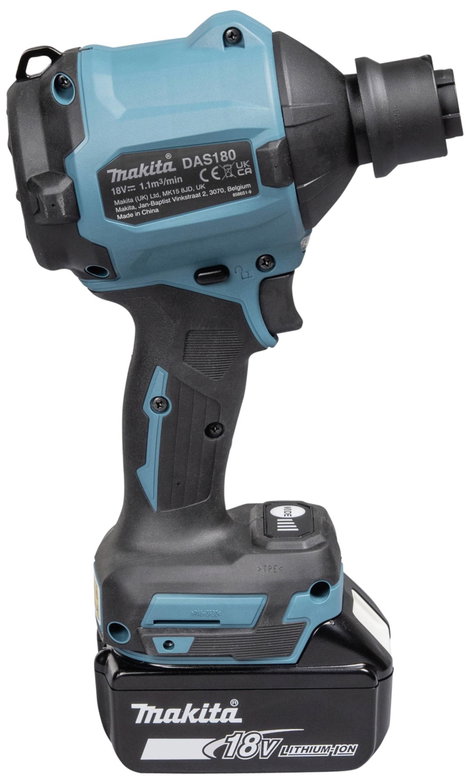 Makita DAS180Z Akkus levegőfújó Légáramoltatás 1.1 m³/perc Légsebesség 200 m/s Lítiumion 18 V akku n 11. kép