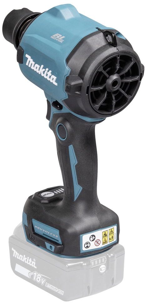 Makita DAS180Z Akkus levegőfújó Légáramoltatás 1.1 m³/perc Légsebesség 200 m/s Lítiumion 18 V akku n 4. kép