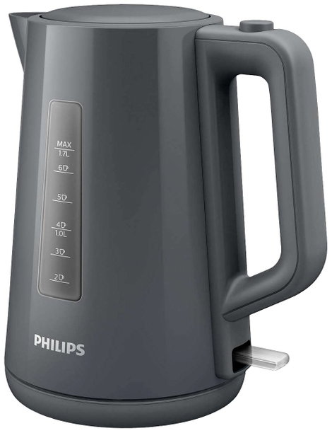 Philips Series 3000 Daily Vízforraló Zsinór nélküli, Túlhevülés elleni védelem Fekete 2. kép