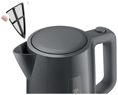 Philips Series 3000 Daily Vízforraló Zsinór nélküli, Túlhevülés elleni védelem Fekete 5. kép