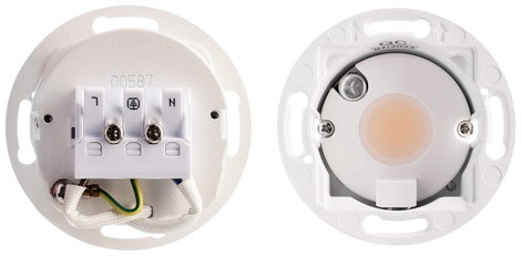 Deko Light 620175 Alwaid 2 Set LED-es fali beépíthető lámpa EEK: G (A - G) LED 4 W Fehér (RAL 9016) 4. kép