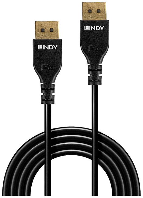 LINDY Kijelző csatlakozó Csatlakozókábel DisplayPort dugó 3 m Fekete 36463 DisplayPort kábel 2. kép