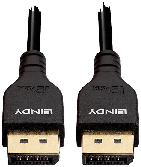 LINDY Kijelző csatlakozó Csatlakozókábel DisplayPort dugó 3 m Fekete 36463 DisplayPort kábel 4. kép