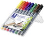 Staedtler Alkoholos filc Kék, Barna, Sárga, Zöld, Narancs, Piros, Fekete, Viola 313 WP8 2. bélyegkép