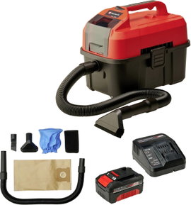 Einhell Power X-Change TE-VC 18/10 Li 1668363+2188165 Nedves-/száraz porszívó 10 l