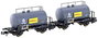 Hobbytrain H24831 N 2 db könnyű tartálykocsiból álló készlet, VTG/Shell of the DB bélyegkép