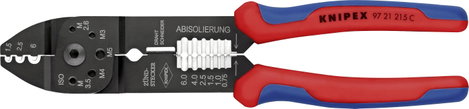 Knipex 97 21 215 C Krimpelőfogó 1 db Szigeteletlen kábelsaruk, Szigeteletlen kábelcsatlakozó 0.5 - 6 2. kép