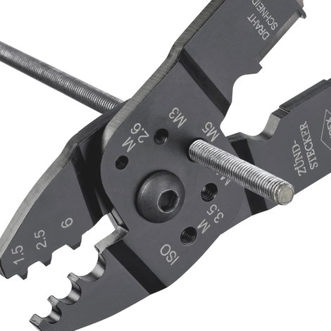 Knipex 97 21 215 C Krimpelőfogó 1 db Szigeteletlen kábelsaruk, Szigeteletlen kábelcsatlakozó 0.5 - 6 4. kép