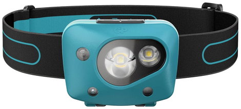 GP Discovery GPDISHLCH44BL058 LED Fejlámpa Elemekről üzemeltetett 300 lm 36 óra GPDISHLCH44BL058