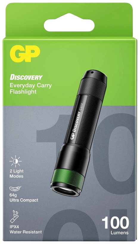GP Discovery GPDISFLC31XBK479 LED Kézilámpa Elemekről üzemeltetett 100 lm 7 óra 64 g 4. kép