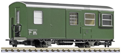 Liliput L344433 H0e 2 tengelyes. Szervizkocsi Di/s, 6505 a Waldviertelbahn