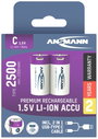 Babyakku Ansmann LR15 USB-C Lítiumion 1.5 V 2500 mAh 2 db 5. bélyegkép