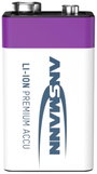 USB-C® akku Ansmann E-Block USB-C Lítiumion 9 V 400 mAh 1 db 2. bélyegkép