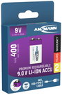 USB-C® akku Ansmann E-Block USB-C Lítiumion 9 V 400 mAh 1 db 4. bélyegkép