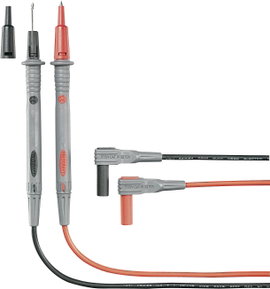 Multiméter mérőkábel, mérőzsinór készlet 10A/1000V-ig szigetelt, 1,2 m, Voltcraft MS-4N