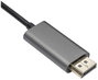 Akyga Csatlakozókábel USB-C® dugó, DisplayPort dugó 1.80 m Fekete AK-AV-16 USB C kábel 3. bélyegkép