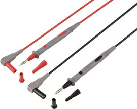 Multiméter mérőkábel, mérőzsinór készlet 10A/1000V-ig szigetelet 1.20m Voltcraft MS-4P
