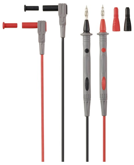 Multiméter mérőkábel, mérőzsinór készlet 10A/1000V-ig szigetelet 1.20m Voltcraft MS-4P 2. kép