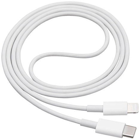 Akyga USB kábel USB-C® dugó, Apple Lightning dugó 1.00 m Fehér AK-USB-35