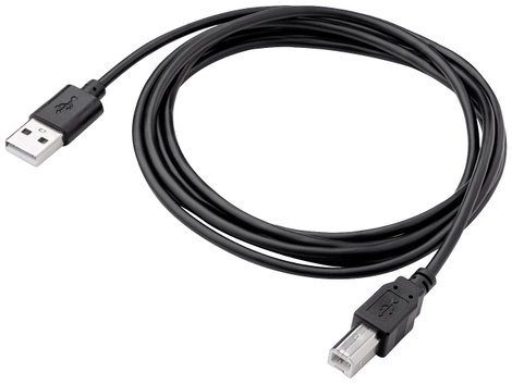 Akyga USB kábel USB-A dugó, USB-B dugó 1.80 m Fekete AK-USB-04