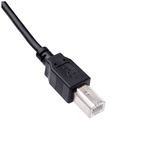 Akyga USB kábel USB-A dugó, USB-B dugó 1.80 m Fekete AK-USB-04 2. kép