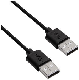 Akyga USB kábel USB-A dugó, USB-A dugó 1.80 m Fekete AK-USB-11