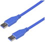 Akyga USB kábel USB-A dugó, USB-A dugó 1.80 m Kék AK-USB-14 2. bélyegkép