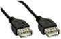Akyga USB kábel USB-A alj, USB-A alj 1.80 m Fekete AK-USB-06 bélyegkép
