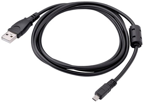 Akyga USB kábel USB-A dugó, UC-E6 1.50 m Fekete AK-USB-20