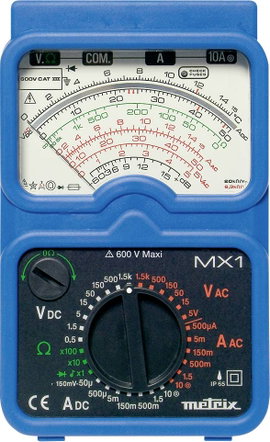 Analóg multiméter, mérőműszer Metrix MX-1