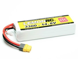 LemonRC Akkucsomag, LiPo 14.8 V 3300 mAh Cellaszám: 4 35 C Soft doboz XT60