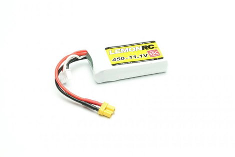 LemonRC Akkucsomag, LiPo 11.1 V 450 mAh Cellaszám: 3 35 C Soft doboz XT30